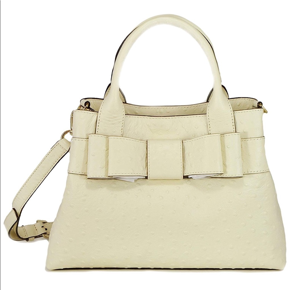 Kate Spade Charm City Ostrich Crossbody Satchel